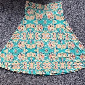 LuLaRoe Azure skirt